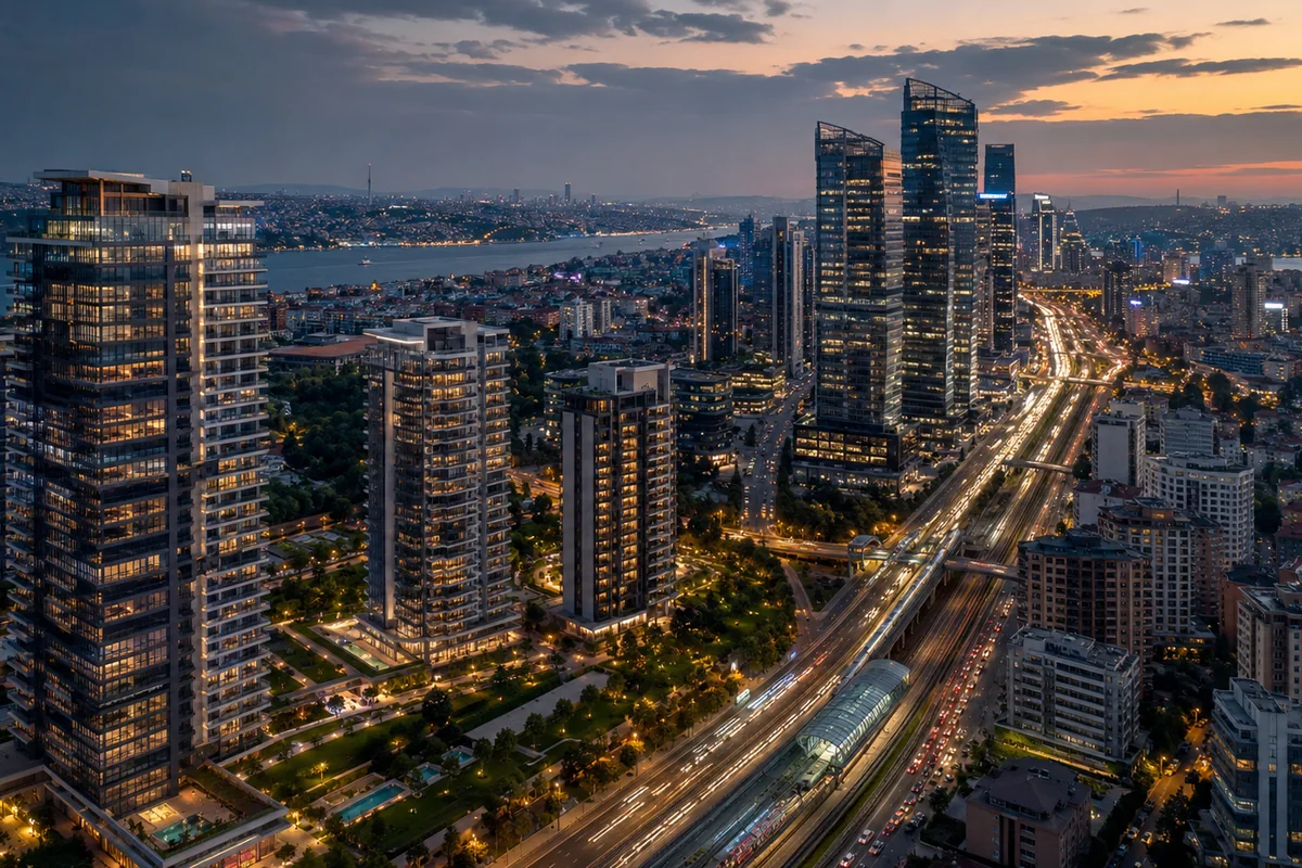 Büyükdere Caddesi Finans Koridoru Rezidansları — temsili görsel