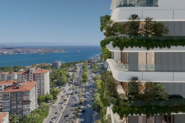 Gayrettepe de Yükselen A+ Rezidans Yaşam Alanı.
