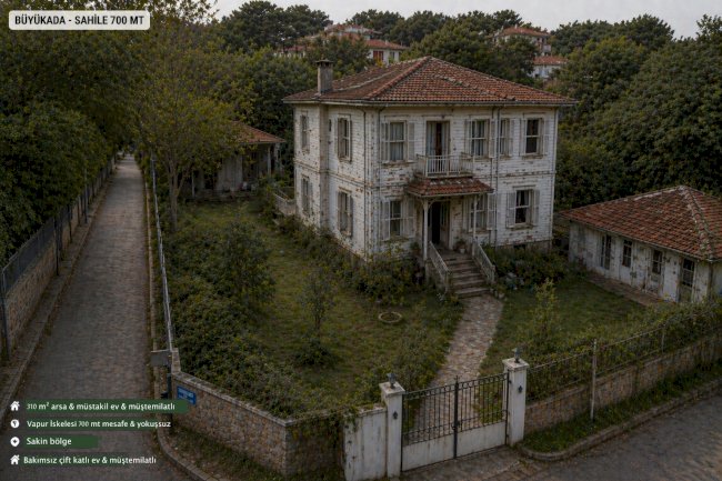 Büyükada’da Sakin Bir Lokasyonda Müstakil Yaşam