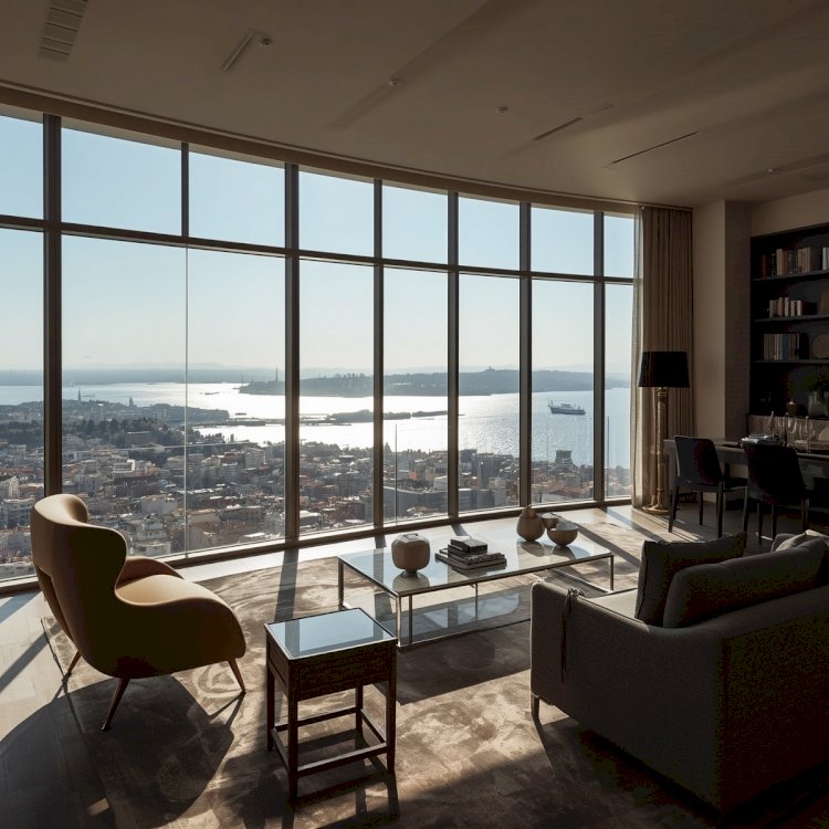 Opportunity to Rent a Furnished Residence with Panoramic Bosphorus Views in Besiktas